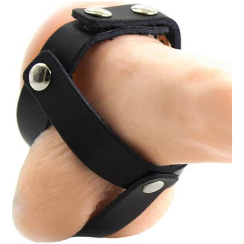 Fetish Ball Cage OHMAMA | Leather Testicle Cover