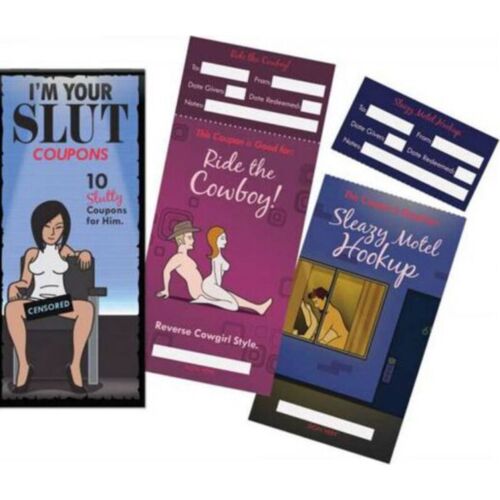 Hry KHEPER GAMES IM YOUR SLUT COUPONS - 10 sexy kuponů