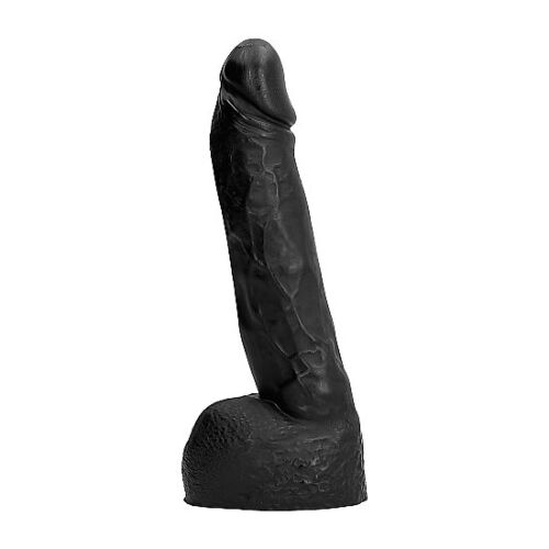 Dildo Fisting All Black 20 cm s realistickou strukturou