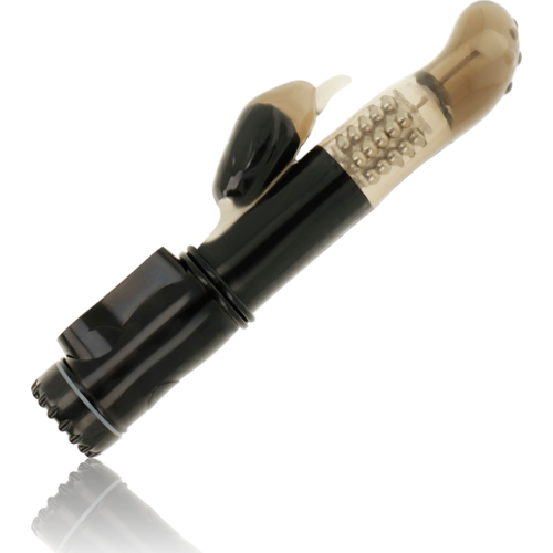 Vibrátor OHMAMA s rotací a clitorálním stimulátorem