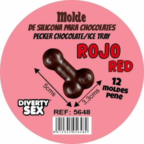 Formička na čokoládu DIABLO PICANTE s 12 penisy