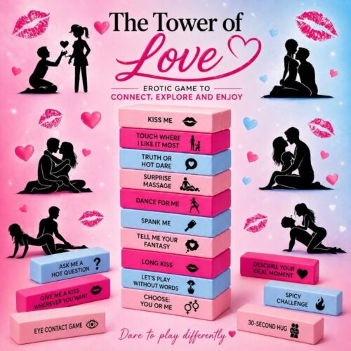 Hry pro páry DIVERTY SEX LOVE TOWER s výzvami