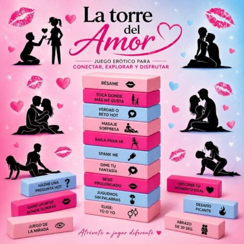 Hry pro páry DIVERTY SEX LOVE TOWER GAME s erotickými výzvami