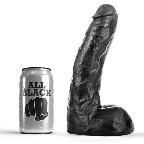 Dildo All Black 22 cm - Hladký a flexibilní pro potěšení
