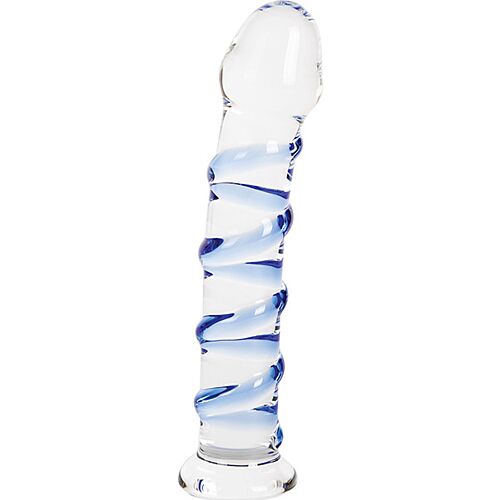 Dildo S Pleasures Crystal LYNX s výraznými reliéfy