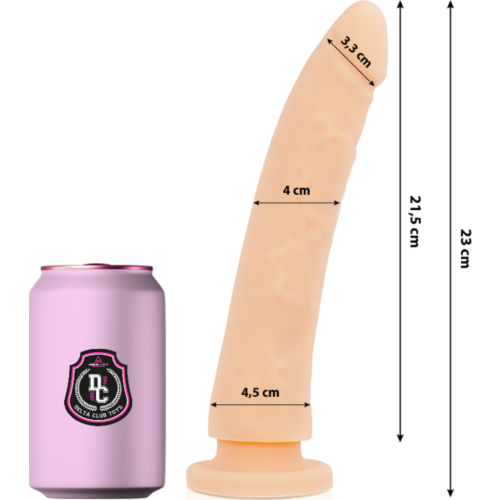 Dildo DELTACLUB 23 cm z lékařské silikony