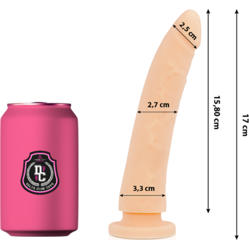Dildo DELTACLUB 17 cm s lékařskou silikonou