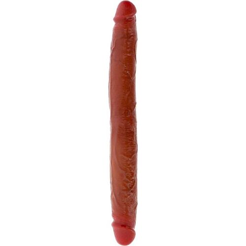 Dildo Dvojitý GET REAL 35 cm s prepuciem mobilním