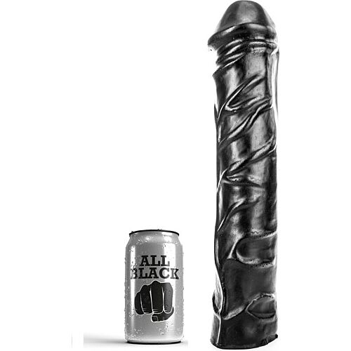 Dildo Gigantický All Black 32 cm pro fisting anal