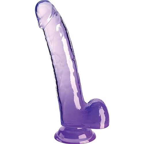Dildo King Cock Clear 20.3 cm s přísavnou základnou