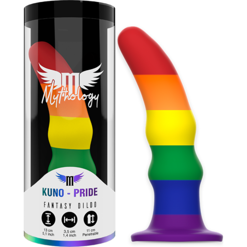 Dildo MYTHOLOGY KUNO PRIDE S s přísavkou