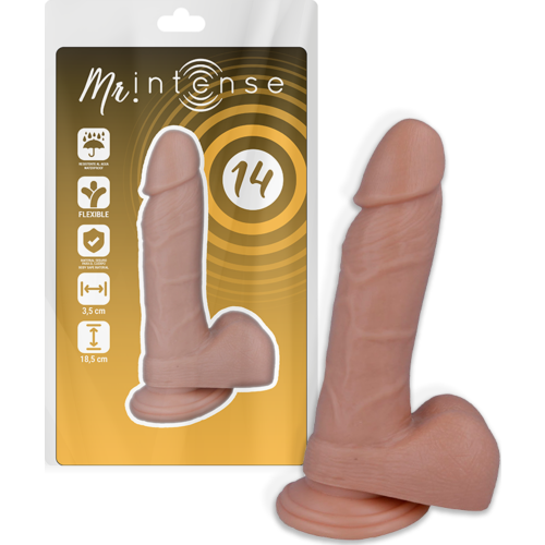 Dildo MR. INTENSE 14 realistický penis 18.5 cm
