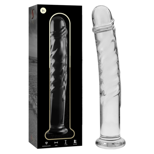 Dildo Nebula Series by Ibiza Model 16 z borosilikátového skla
