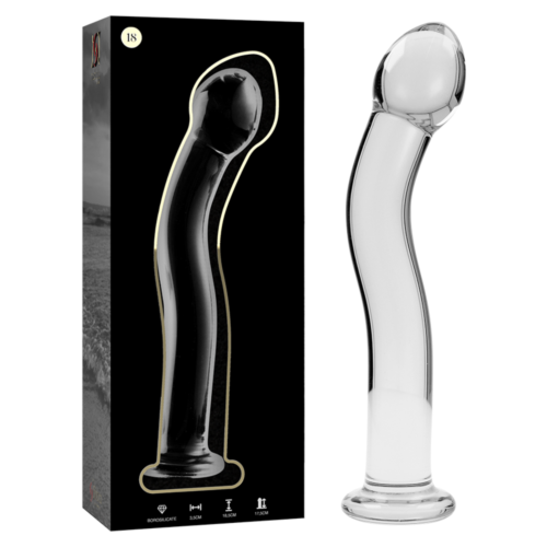 Dildo Ibiza Nebula 18 borosilikátové sklo