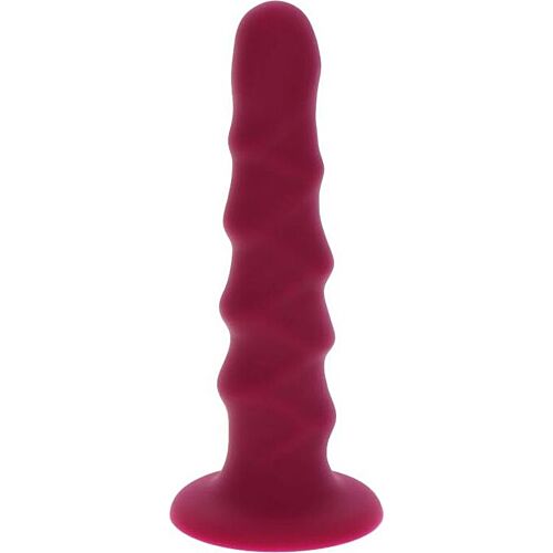 Dildo Get Real Ribbed Dong 12 cm s přísavkou