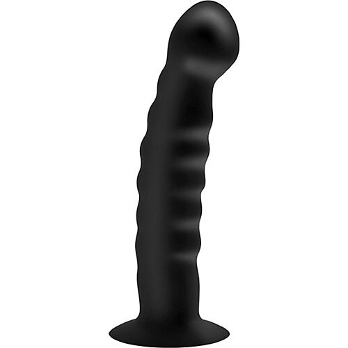 Dildo S Pleasures Bumpy s přísavkou a vlnami