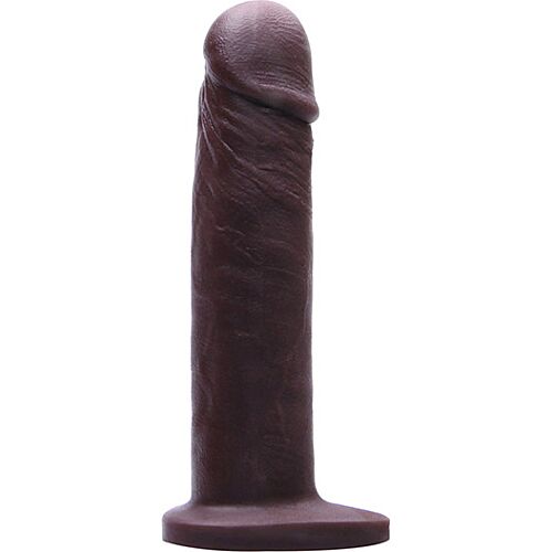 Dildo Tantus Alan Mocha s měkkým silikonem