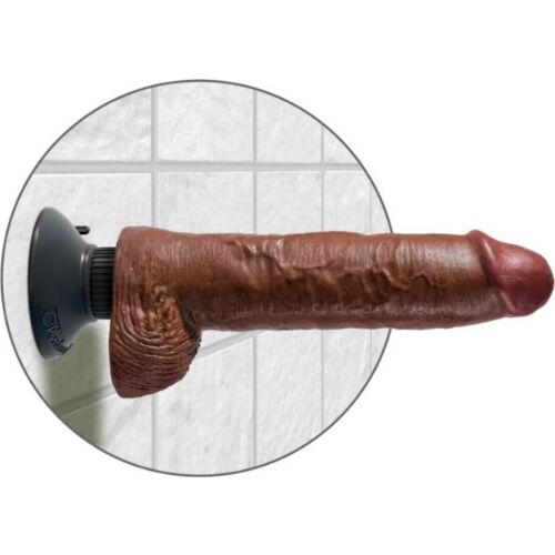 Vibrátor KING COCK 25,5 cm s realistickým efektem