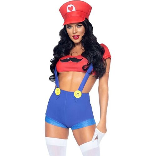 Kostým Leg Avenue Sexy Mario Bros s koketním designem