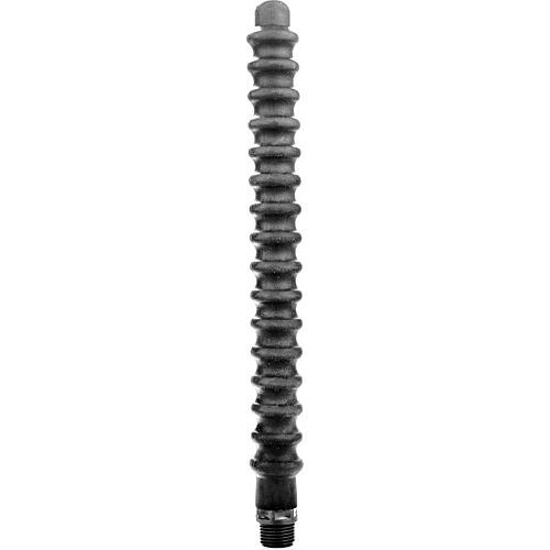 Anální sprcha ALL BLACK MEGA RIPPLE 28.5 cm