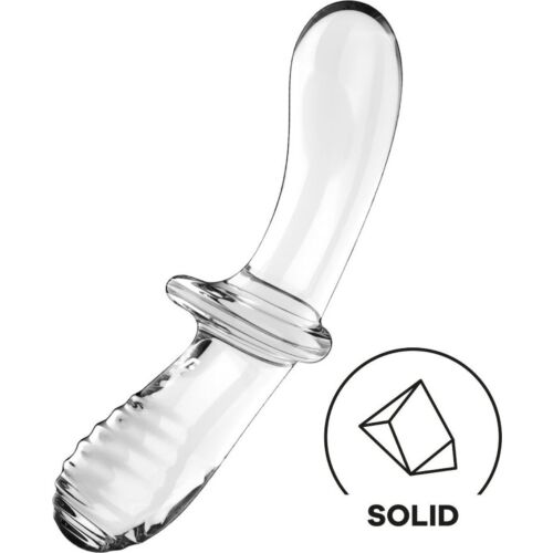 Dildo Satisfyer Crystal Double s unikátními texturami