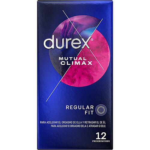 Kondomy Durex Climax Mutuo s drážkami a tečkami