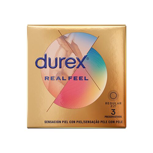 Kondomy Durex Real Feel - Bez latexu s přirozeným pocitem