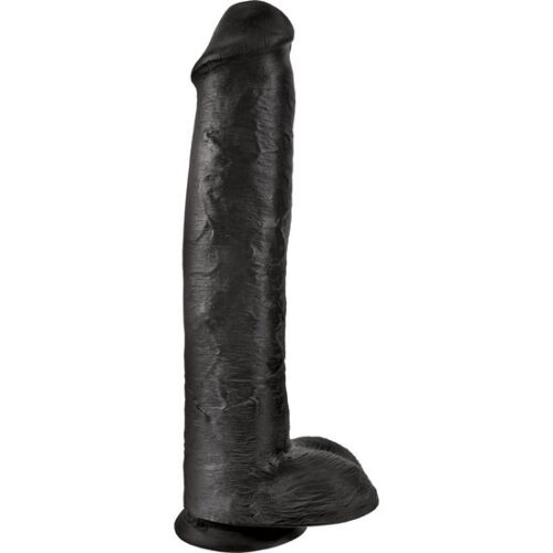 Dildo KING COCK 38 CM s varlaty pro intenzivní zážitky