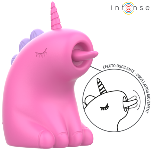 Stimulátor INTENSE PINKIE s rotující jazykem