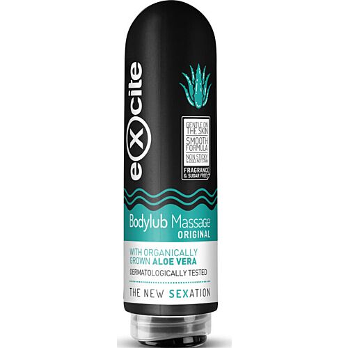 Lubrikant Excite Bodylub Aloe Vera 200 ml pro masáže