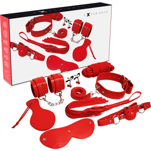 Set Bondage EXPERIENCE BDSM FETISH KIT SERIE RED