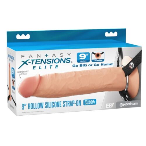 Hollow strap-on FANTASY X-TENSIONS 24.1 CM s realistickým designem