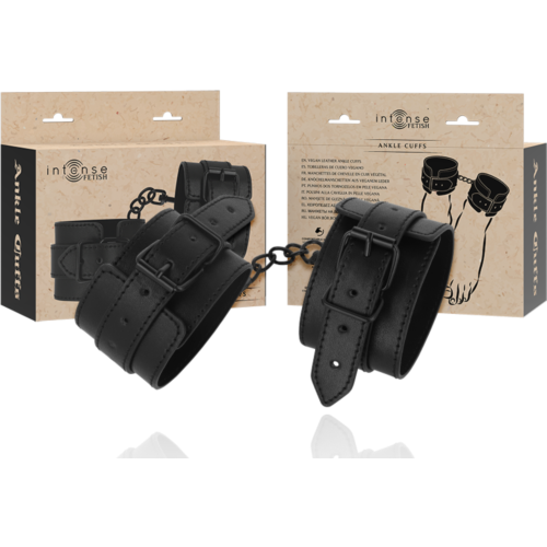 Tobilleras INTENSE FETISH z veganské kůže