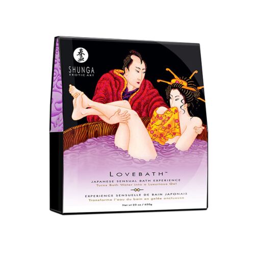 Gel de koupel Shunga LoveBath Lotus Sensual pro erotické rituály