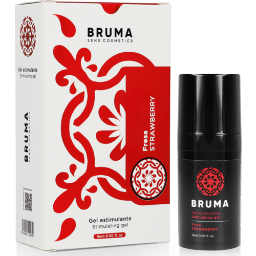 Gel stimulující Bruma s chutí jahody pro zvýšení citlivosti