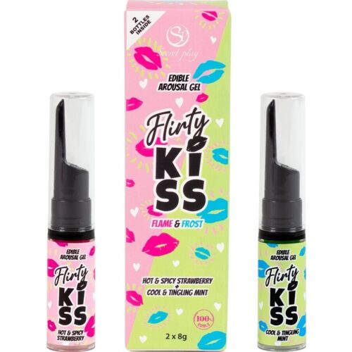 Gely na rty SECRETPLAY Flirty Kiss s účinky vzrušení