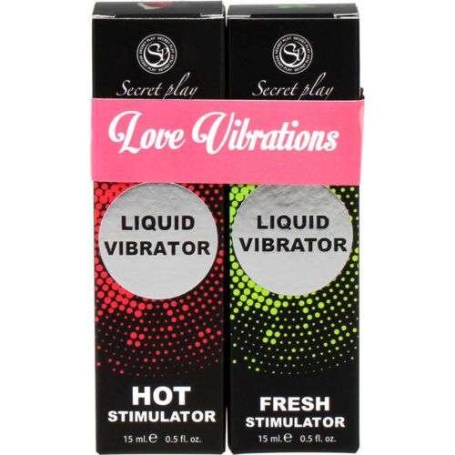Gel stimulátor SECRETPLAY Love Vibrations Duo pro intimní wellness