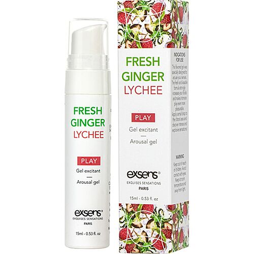 Gel stimulátor Exsens Fresh Ginger Litchi 15 ml s chladivým efektem