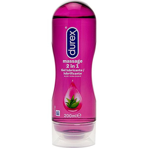 Lubrikant Durex Lubes Aloe Vera 200 ml pro masáže