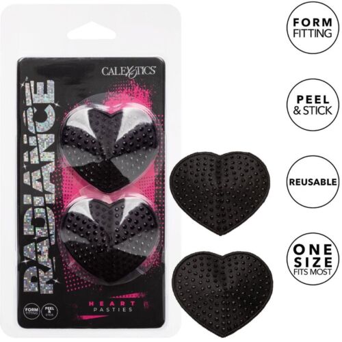 Pezonky CalExotics Radiance Heart s kamínky