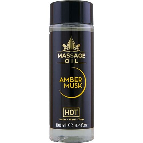 Olej na masáže HOT Amber & Musk 100ml | Luxusní relaxace