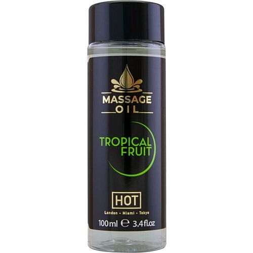 Olej na masáž HOT Tropické ovoce 100ml pro uklidnění