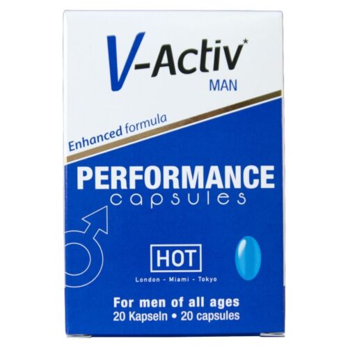 Kapsle pro muže HOT V-ACTIV 20 kusů s přírodními extrakty