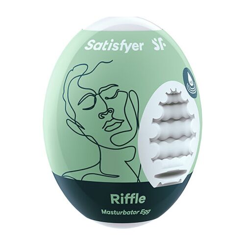 Masturbátor Satisfyer Eggs Riffle s texturou