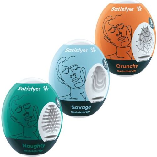Masturbátor Satisfyer Eggs Pack 3 s Hydro-Active