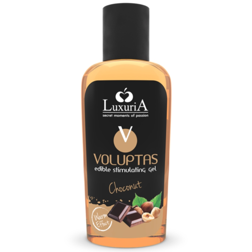 Masážní gel INTIMATELINE LUXURIA Voluptas s chutí čokoláda-kokos