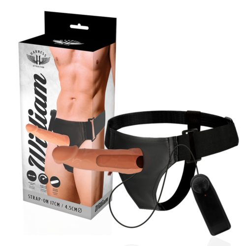 Postroj Harness Attraction Willian s vibrátorem