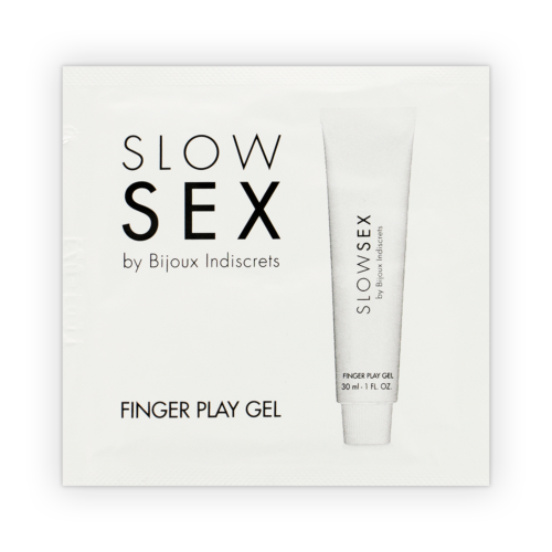 Gel masáže Bijoux Slow Sex Finger Play s Aloe Vera
