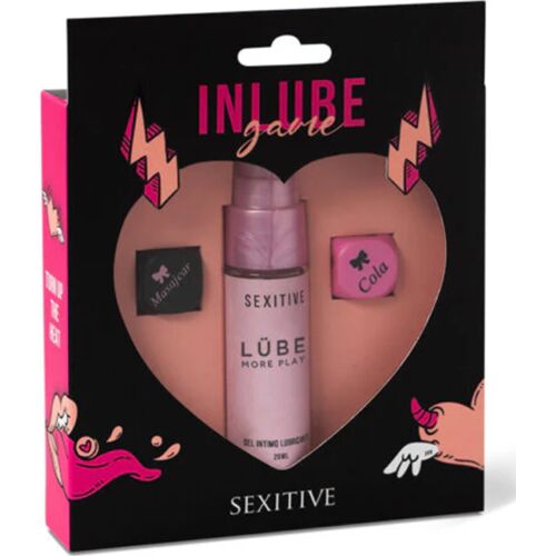 Erotické dados SEXITIVE IN LUBE GAME pro párové hry