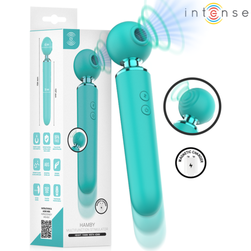 Vibrátor INTENSE HIGH TECH Hamby s sací a vibrační funkcí